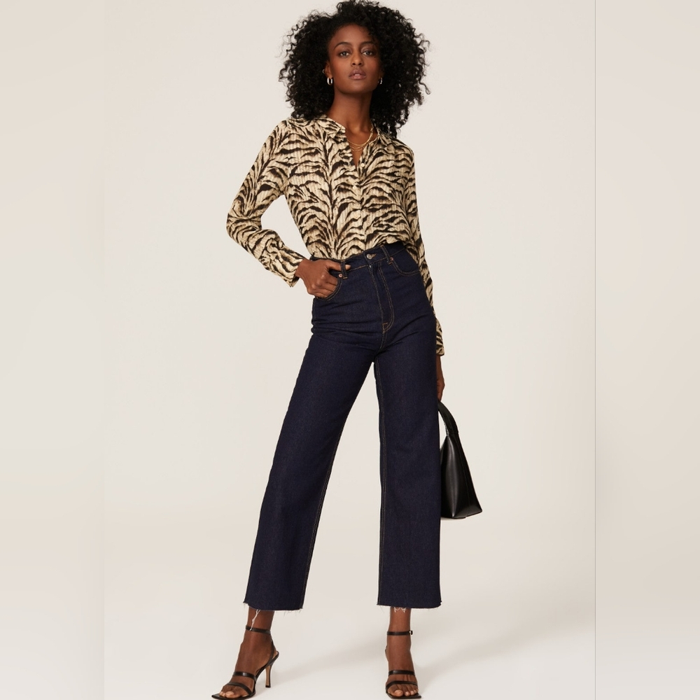 BA&SH | $240 Isaac Zebra Print Blouse